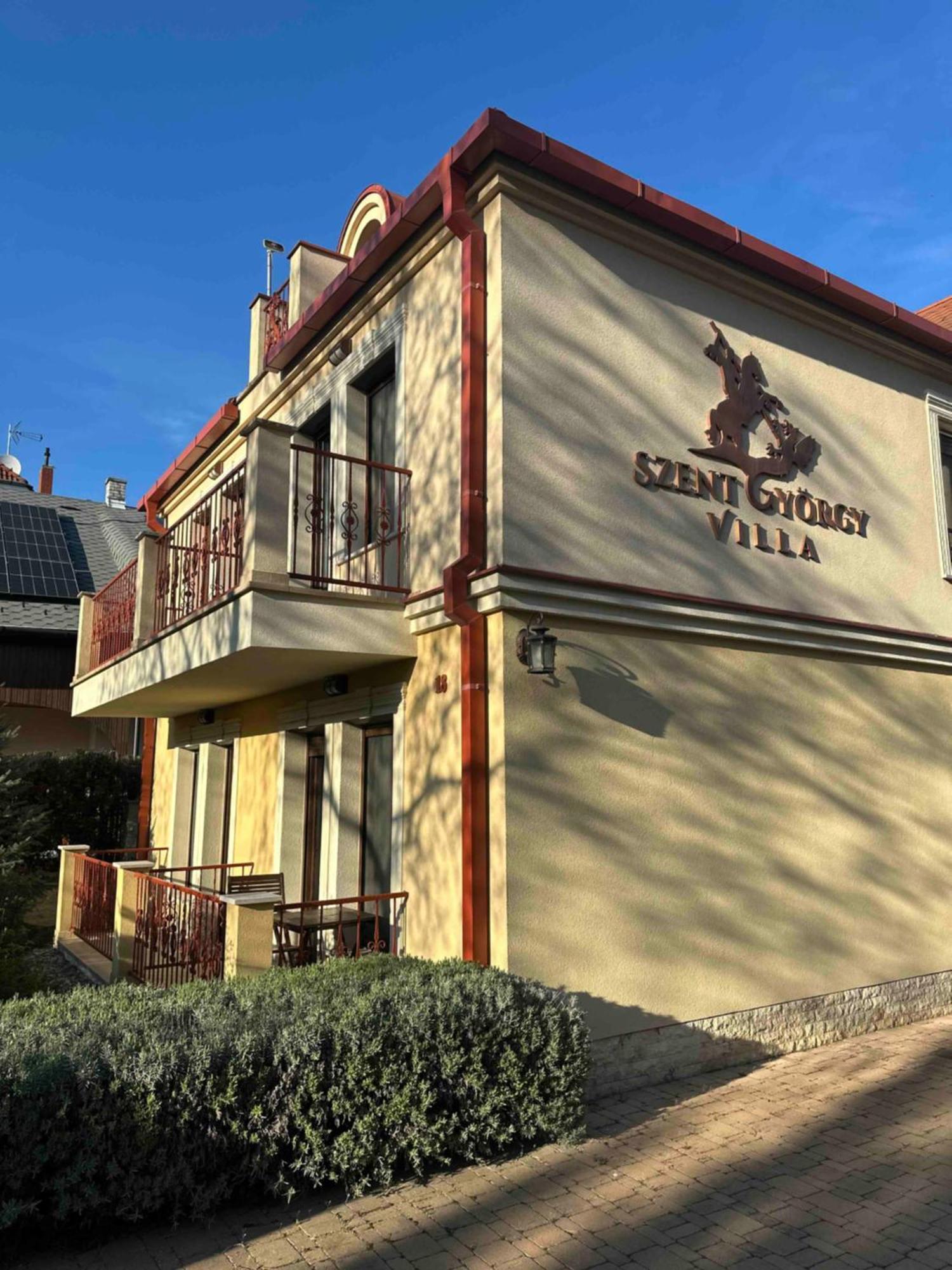 Szent György Villa Apartmanház Hévíz Exterior foto
